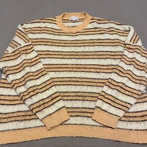 Boheme Goods striped wool sweater, size L/XL